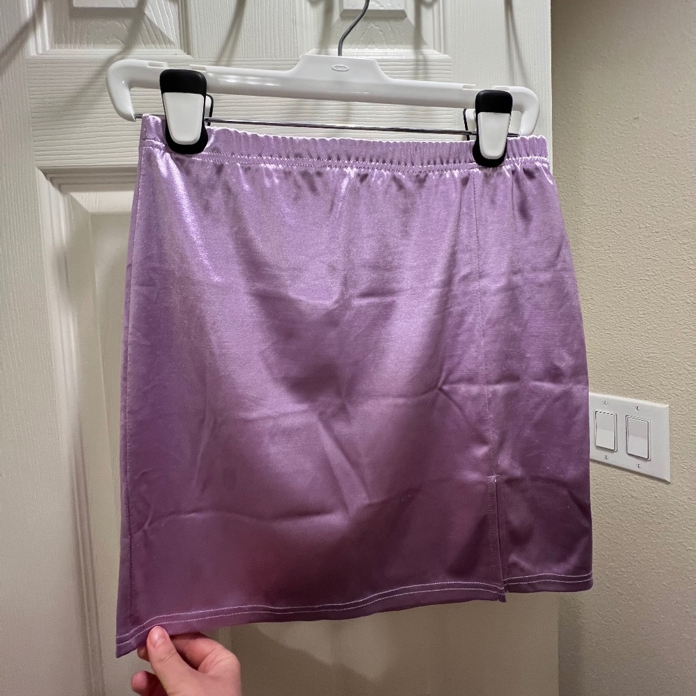 Silk Bodycon Midi Dress Skirt